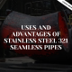 Uses and Advantages of Stainless Steel 321 Seamless Pipes